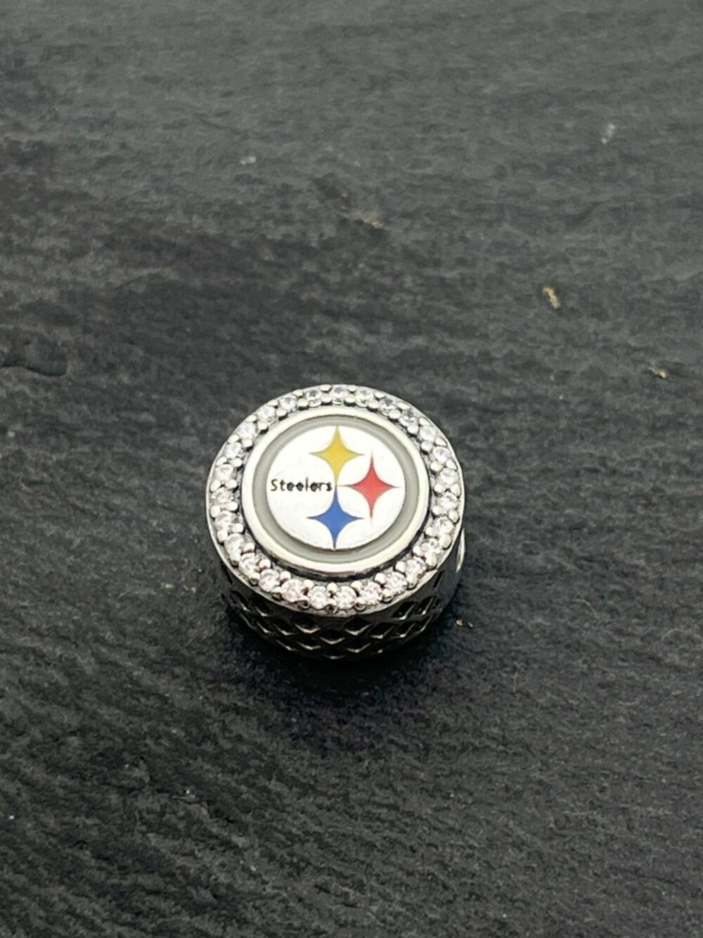 Pandora Pittsburgh Steelers Exclusive Football team Charm Sterling Silver Charm